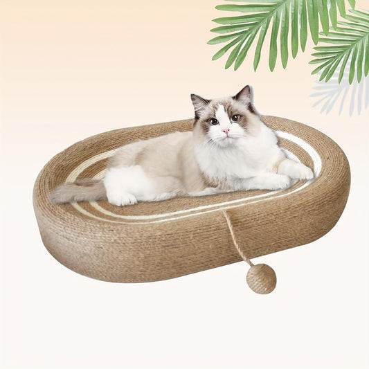 Cat Scratcher Bed 3 in 1 Sisal Cat Scratching Pads Beds Cat Scratchers for Indoor Cats with Anti-Slip